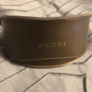 Gucci eye glass case New